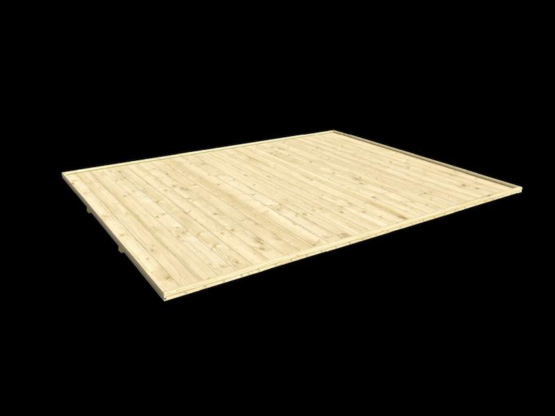 Weka Fußboden 200 x 200 für Gartenhaus Batu 1