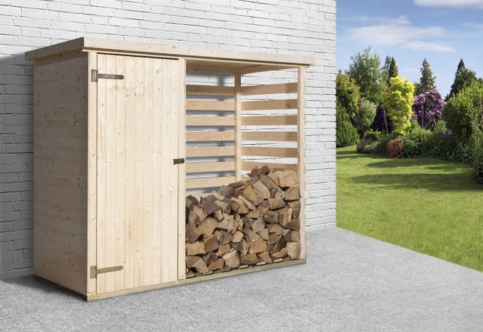 Weka Garten Brennholzlager 663 mit Geräteraum