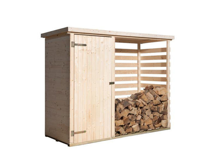 Weka Garten Brennholzlager 663 mit Geräteraum