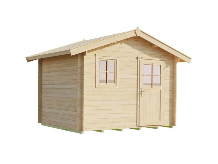 Weka Gartenhaus 107 Gr 2 Vordach 20 cm 28 mm