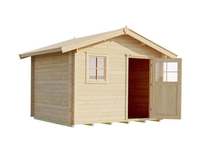 Weka Gartenhaus 107 Gr 2 Vordach 20 cm 28 mm