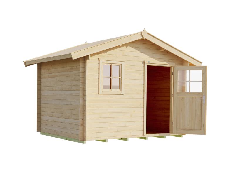 Weka Gartenhaus 107 Gr 4 Vordach 20 cm 28 mm