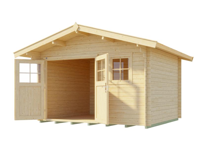 Weka Gartenhaus 109 Gr. 1 Vordach 60 cm