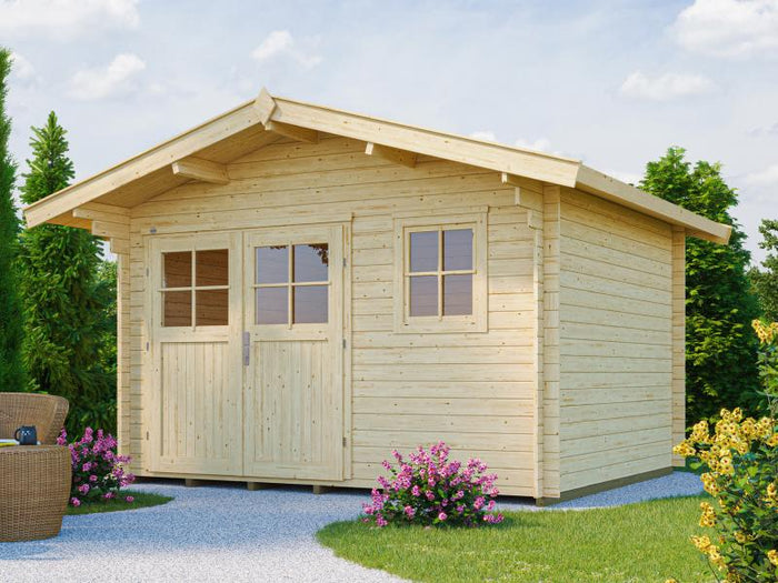 Weka Gartenhaus 109 Gr. 2 Vordach 60 cm