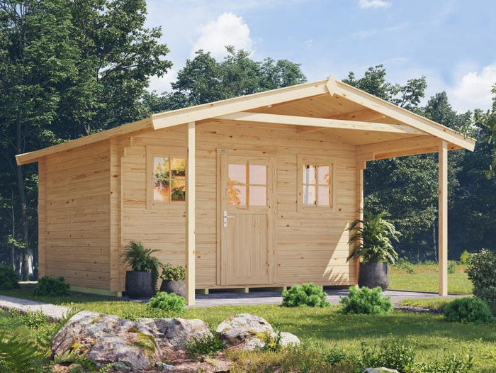 Weka Gartenhaus 110 Gr. 1 Vordach 200 cm