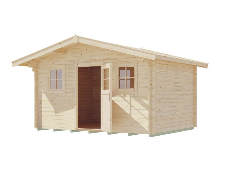 Weka Gartenhaus 110 Gr. 1 Vordach 60 cm