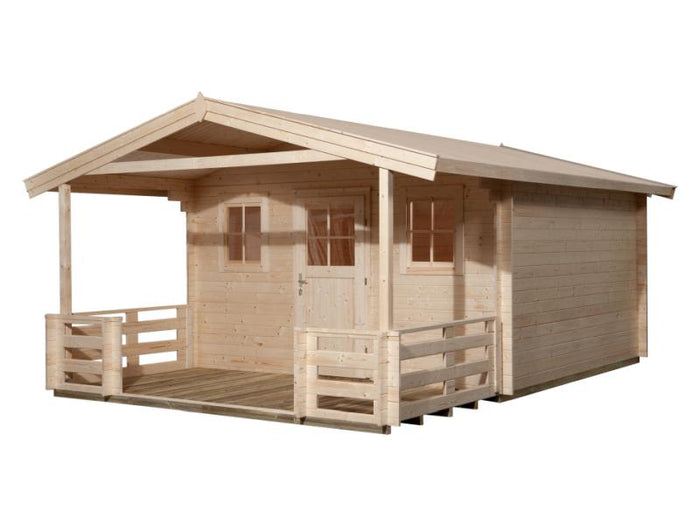 Weka Gartenhaus 110 Gr. 2 Vordach+Terrasse