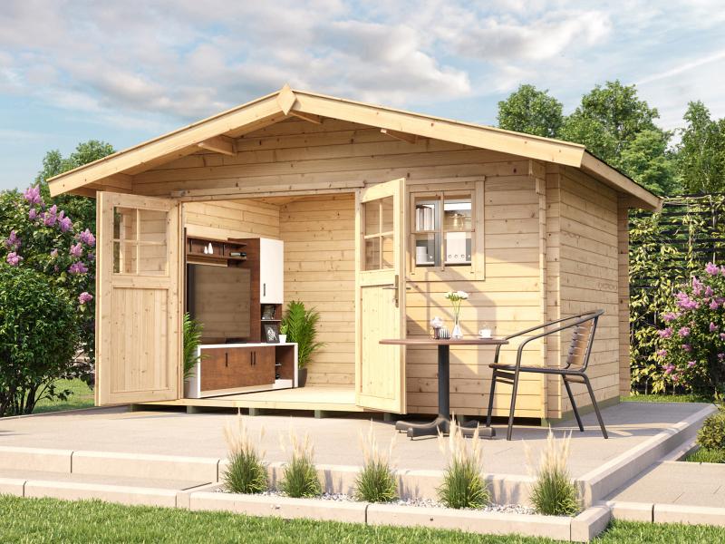 Weka Gartenhaus 111 Gr. 1 Vordach 60 cm