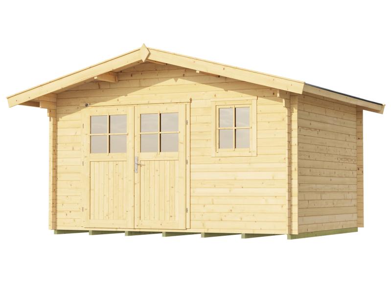 Weka Gartenhaus 111 Gr. 2 Vordach 60 cm