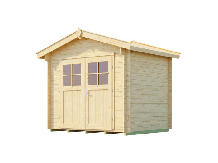 Weka Gartenhaus 112 Gr 1 Vordach 20 cm