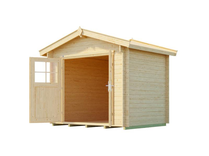 Weka Gartenhaus 112 Gr 1 Vordach 20 cm