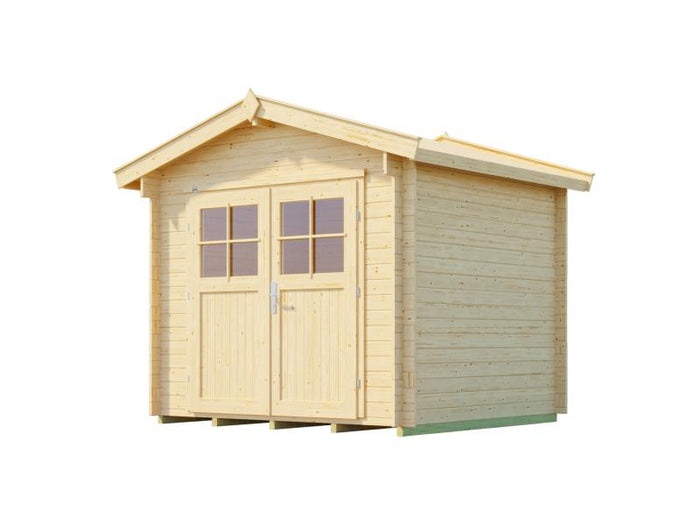 Weka Gartenhaus 112 Gr 1 Vordach 60 cm