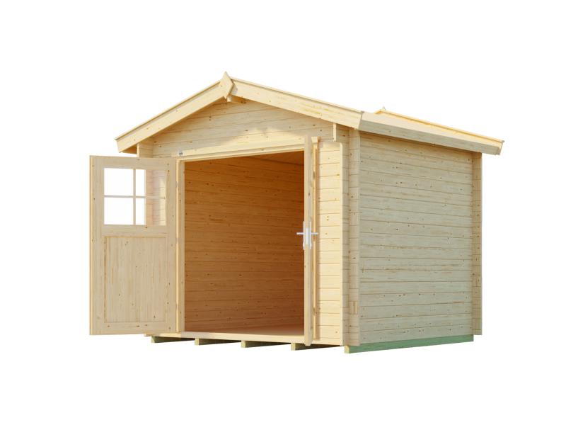 Weka Gartenhaus 112 Gr 1 Vordach 60 cm