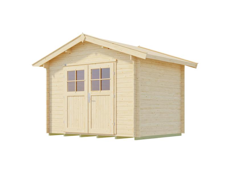 Weka Gartenhaus 112 Gr 5 Vordach 20 cm