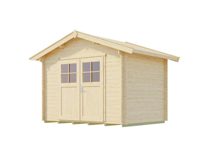 Weka Gartenhaus 112 Gr 5 Vordach 20 cm