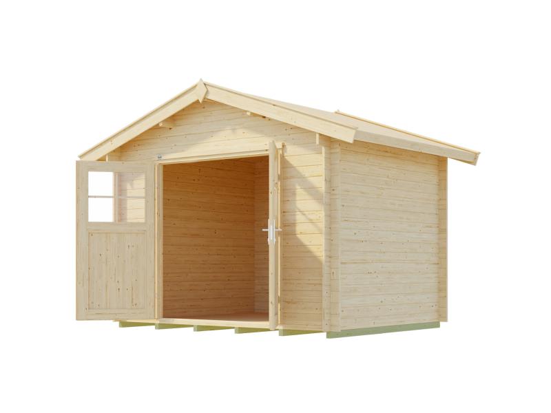 Weka Gartenhaus 112 Gr 5 Vordach 20 cm