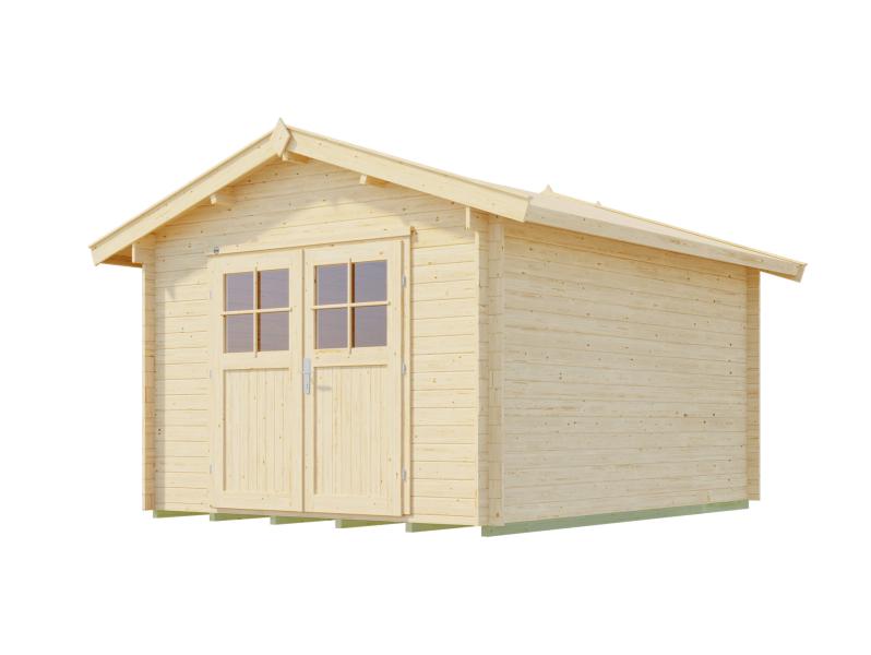 Weka Gartenhaus 112 Gr 7 Vordach 20 cm