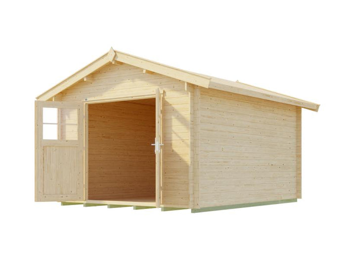 Weka Gartenhaus 112 Gr 7 Vordach 20 cm