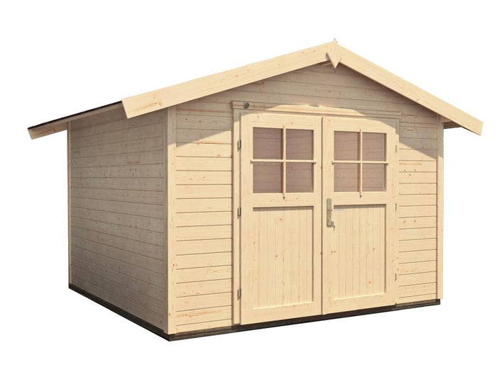 Weka Gartenhaus 122 Gr. 1 natur mit Fußboden