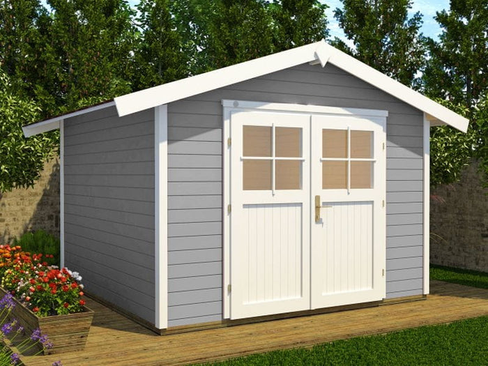 Weka Gartenhaus 122 Gr. 2 grau