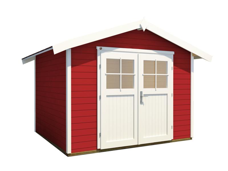 Weka Gartenhaus 122 Gr. 2 schwedenrot