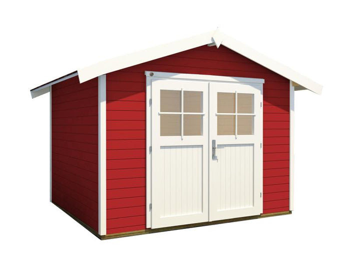 Weka Gartenhaus 122 Gr. 3 schwedenrot
