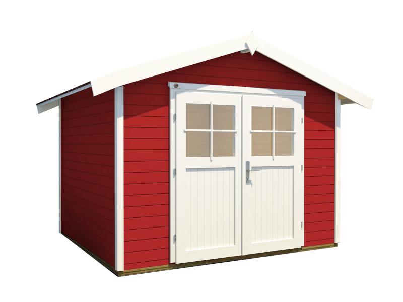 Weka Gartenhaus 122 Gr. 4 DT schwedenrot