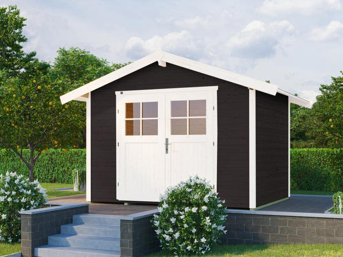 Weka Gartenhaus 122 Gr. 5 in anthrazit