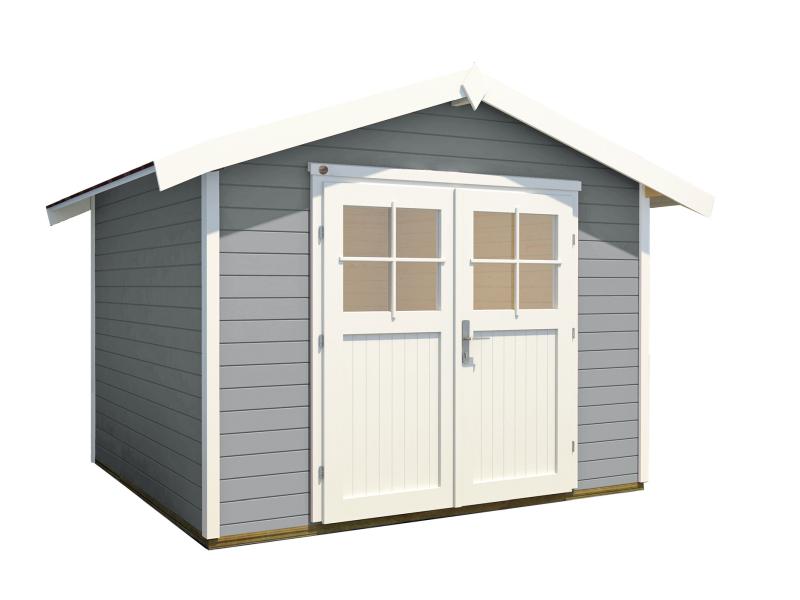 Weka Gartenhaus 122 Gr. 5 in grau 28 mm