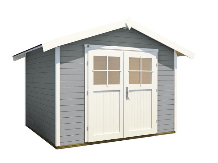 Weka Gartenhaus 122 Gr. 5 in grau 28 mm