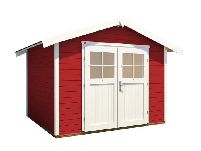 Weka Gartenhaus 122 Gr. 5 schwedenrot 28 mm