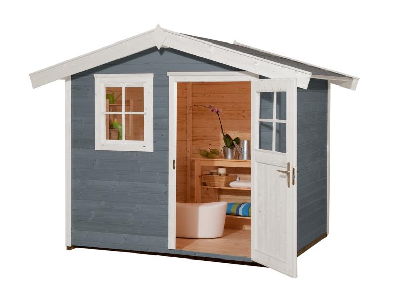 Weka Gartenhaus 123 Gr. 2 grau