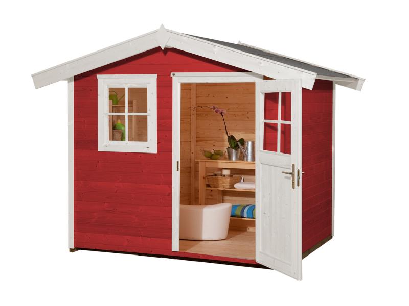 Weka Gartenhaus 123 Gr. 2 schwedenrot