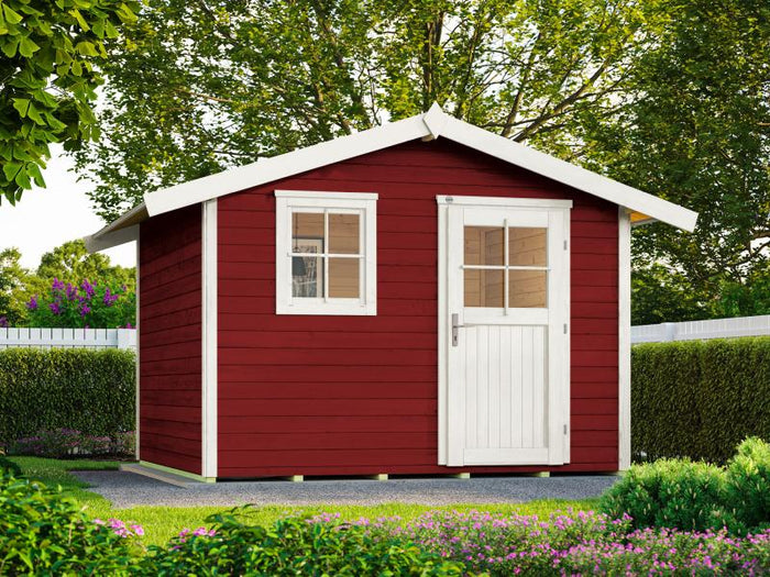 Weka Gartenhaus 123 Gr. 3 schwedenrot