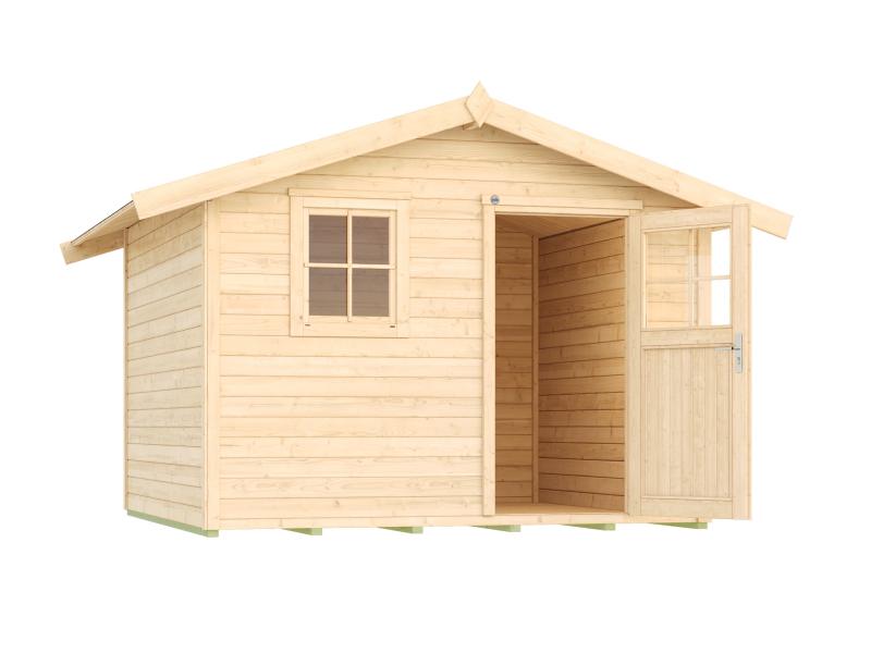 Weka Gartenhaus 123 Gr. 4 natur