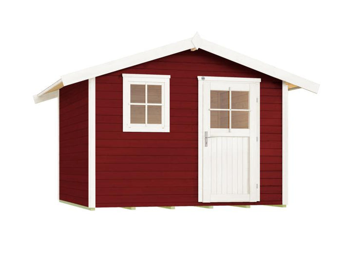 Weka Gartenhaus 123 Gr. 4 schwedenrot