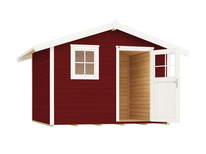 Weka Gartenhaus 123 Gr. 4 schwedenrot