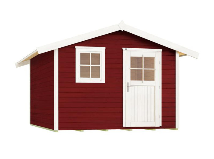 Weka Gartenhaus 123 Gr. 5 schwedenrot