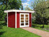 Weka Gartenhaus 126 Gr. 1 schwedenrot