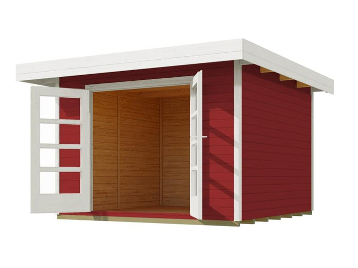 Weka Gartenhaus 126 Gr. 3 schwedenrot
