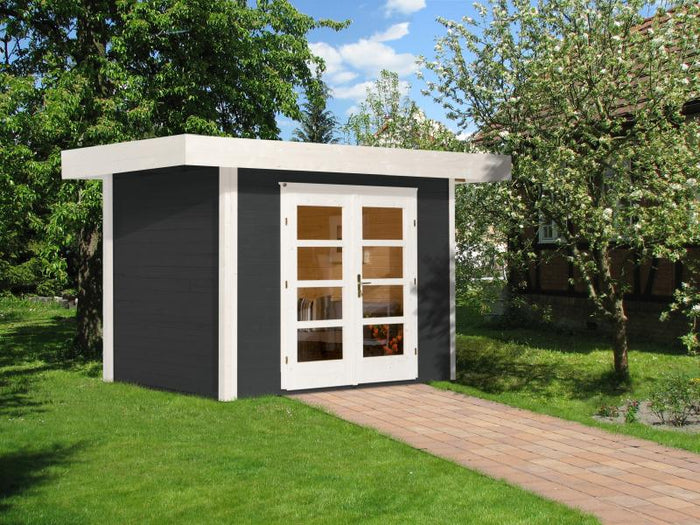 Weka Gartenhaus 126 Plus Gr. 1 anthrazit