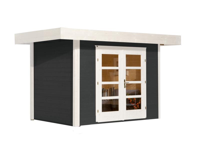 Weka Gartenhaus 126 Plus Gr. 1 anthrazit