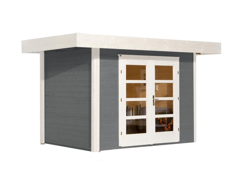 Weka Gartenhaus 126 Plus Gr. 1 grau