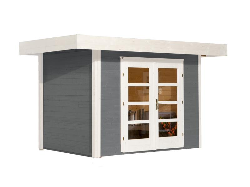 Weka Gartenhaus 126 Plus Gr. 2 grau