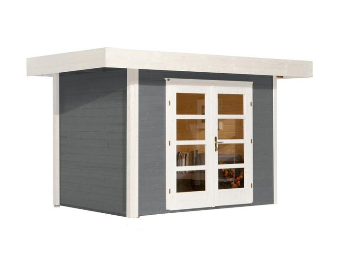 Weka Gartenhaus 126 Plus Gr. 2 grau