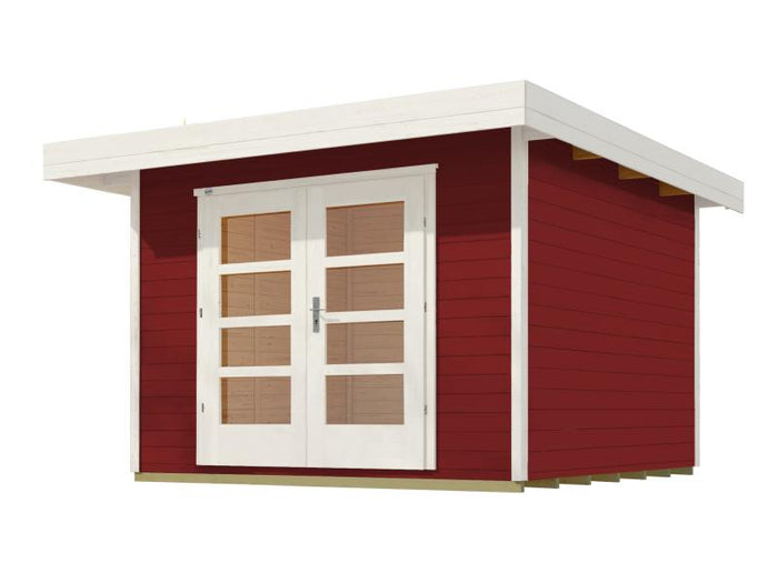 Weka Gartenhaus 126 Plus Gr. 3 in schwedenrot