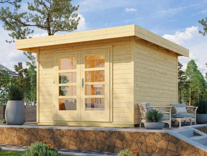 Weka Gartenhaus 126 Plus Gr. 3 natur