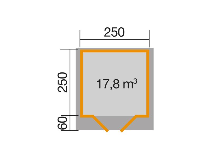 Weka Gartenhaus 131 Gr. 1
