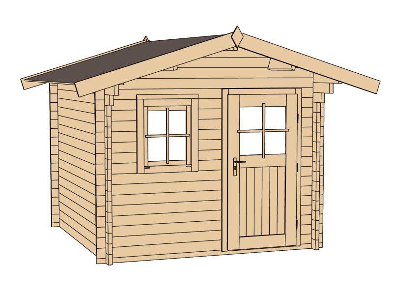 Weka Gartenhaus 131 Gr. 1