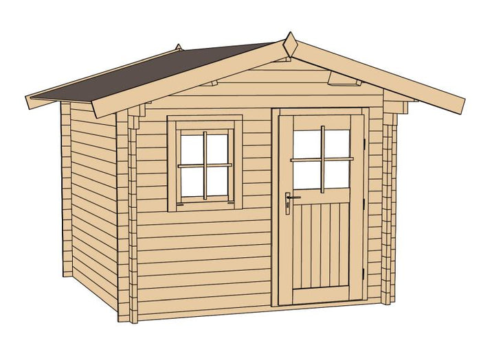 Weka Gartenhaus 131 Gr. 1